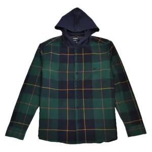 10Deep - CB's Hooded Men's Flannel, Evergreen