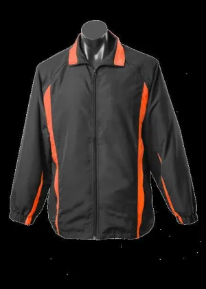 Adults Eureka Track Top Black/Orange