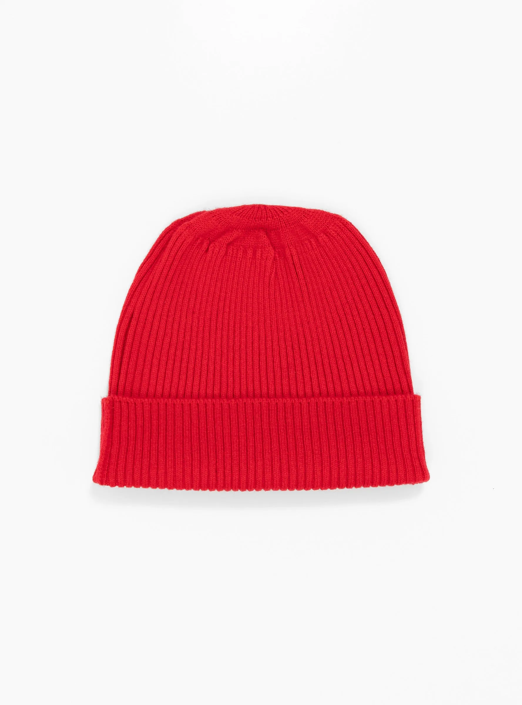 Aurora Ribbed Hat Postbox Red