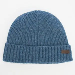 Barbour Men's Carlton Beanie Hat in Dark Denim