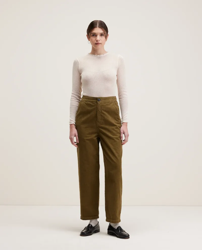 Bellerose Pasop Military Green Trousers