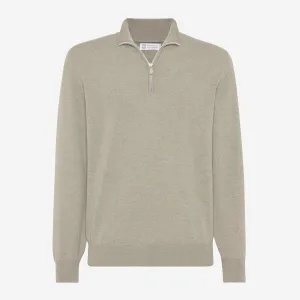 Brunello Cucinelli ZIP Cashmere Turtleneck