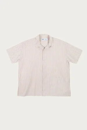 Cafe Shirt - Tomato Stripe