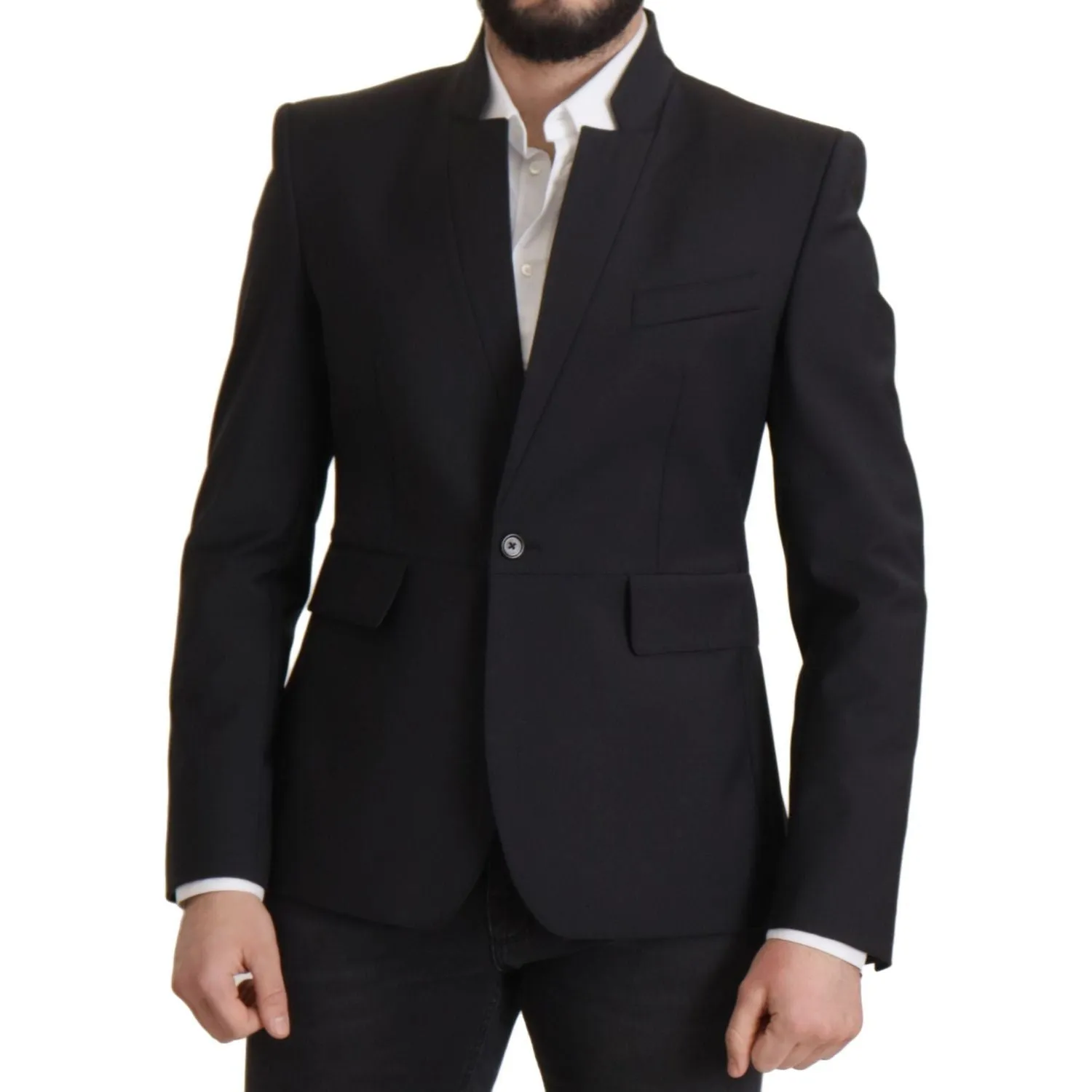 Dolce & Gabbana Elegant Single-Breasted Wool Blazer