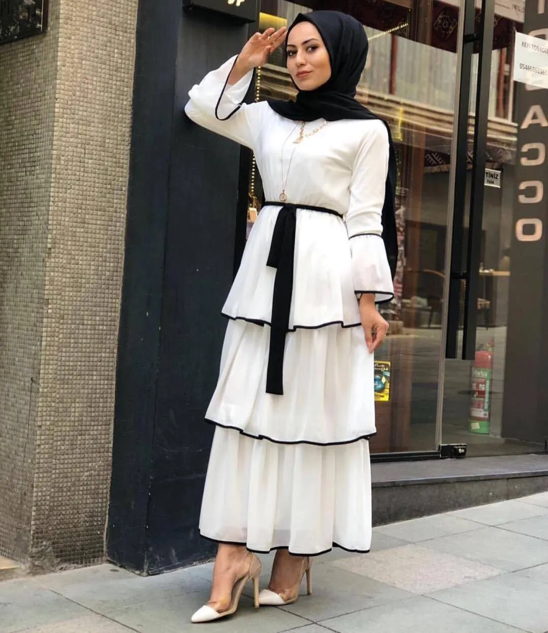 Elegant Turkish Muslim Hijab