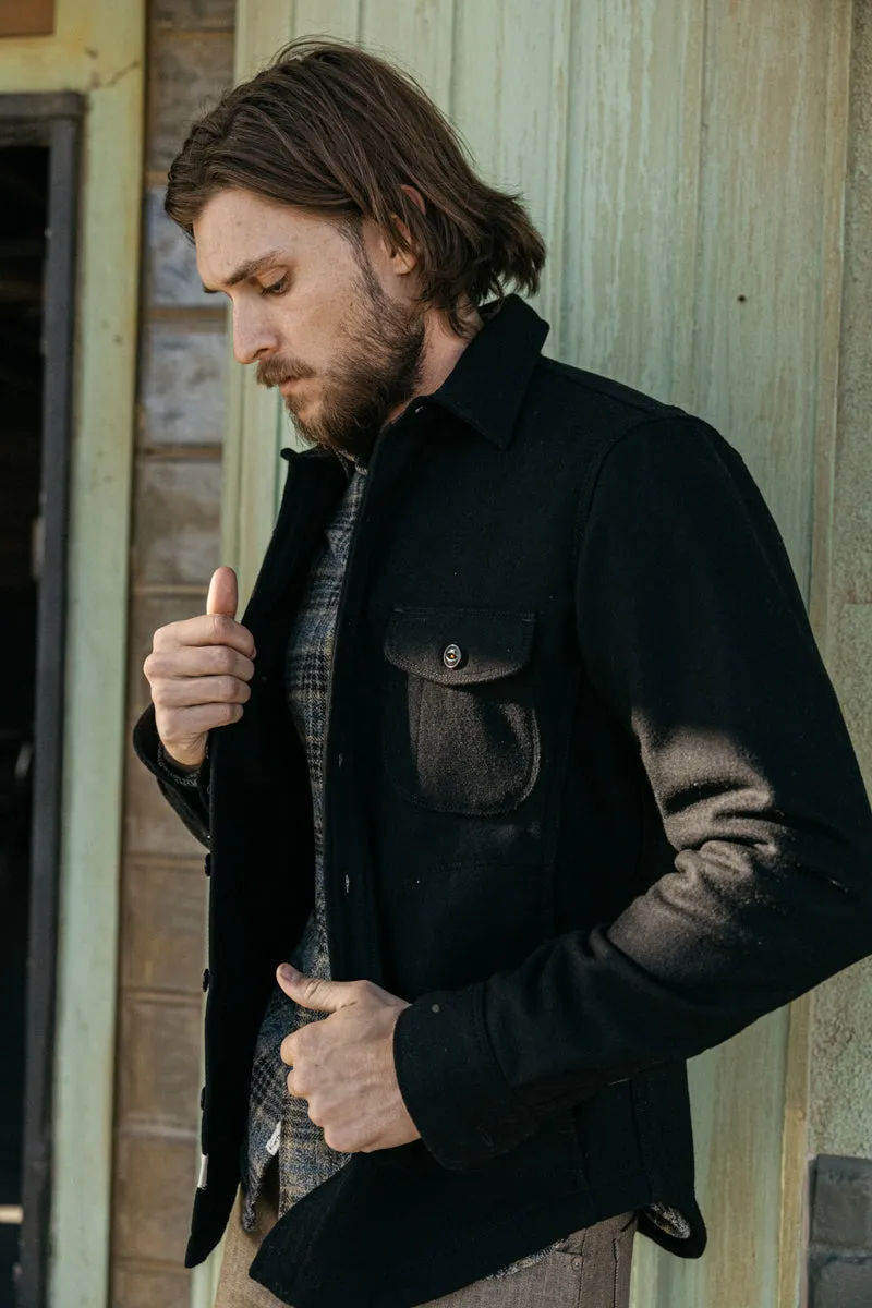 The Anvil Melton Wool - Black