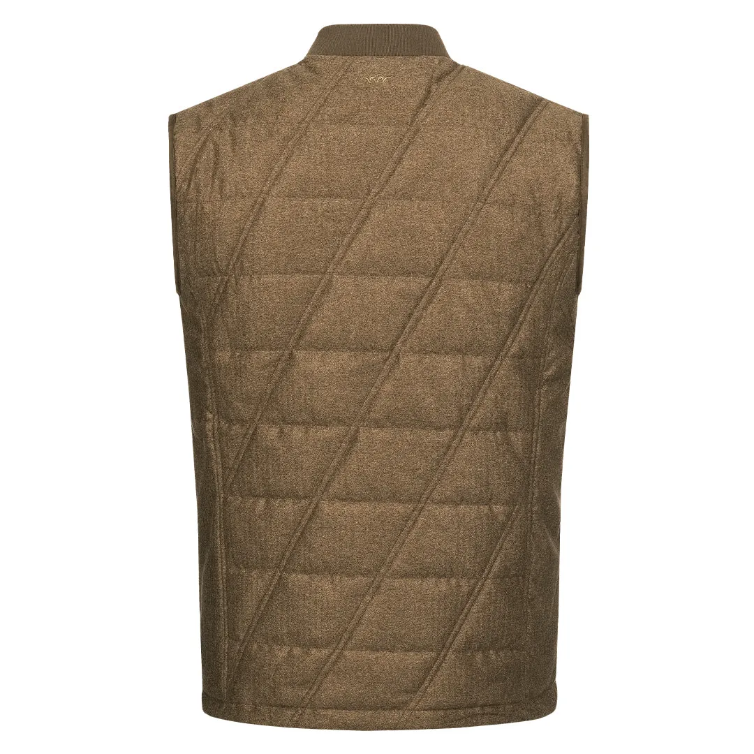 Victor Vintage Waistcoat - Dark Brown Melange by Blaser