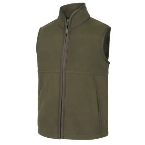 Woodhall Junior Fleece Gilet - Green by Hoggs of Fife